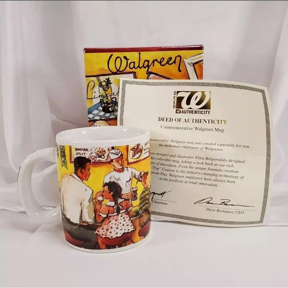 Walgreens Commemorative Mugs With Authenticity Certificates Set Of 4 - Picture 3 of 16
